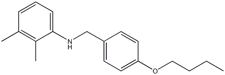 N-[(4-butoxyphenyl)methyl]-2,3-dimethylaniline Struktur