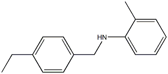 N-[(4-ethylphenyl)methyl]-2-methylaniline Struktur