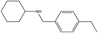 N-[(4-ethylphenyl)methyl]cyclohexanamine Struktur