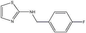 N-[(4-fluorophenyl)methyl]-1,3-thiazol-2-amine Struktur