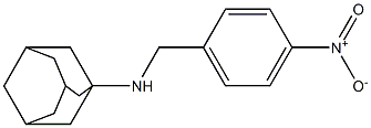 N-[(4-nitrophenyl)methyl]adamantan-1-amine Struktur