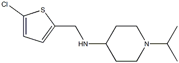 N-[(5-chlorothiophen-2-yl)methyl]-1-(propan-2-yl)piperidin-4-amine Struktur