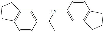 N-[1-(2,3-dihydro-1H-inden-5-yl)ethyl]-2,3-dihydro-1H-inden-5-amine Struktur