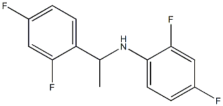 N-[1-(2,4-difluorophenyl)ethyl]-2,4-difluoroaniline Struktur