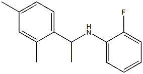 N-[1-(2,4-dimethylphenyl)ethyl]-2-fluoroaniline Struktur