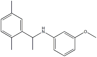 N-[1-(2,5-dimethylphenyl)ethyl]-3-methoxyaniline Struktur