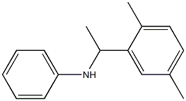 N-[1-(2,5-dimethylphenyl)ethyl]aniline Struktur