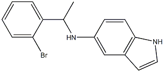 N-[1-(2-bromophenyl)ethyl]-1H-indol-5-amine Struktur