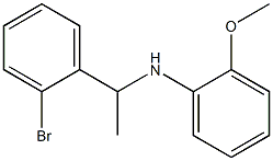 N-[1-(2-bromophenyl)ethyl]-2-methoxyaniline Struktur