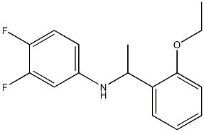 N-[1-(2-ethoxyphenyl)ethyl]-3,4-difluoroaniline Struktur