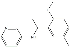 N-[1-(2-methoxy-5-methylphenyl)ethyl]pyridin-3-amine Struktur