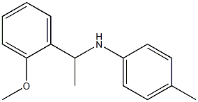 N-[1-(2-methoxyphenyl)ethyl]-4-methylaniline Struktur