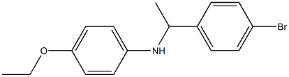 N-[1-(4-bromophenyl)ethyl]-4-ethoxyaniline Struktur