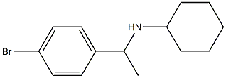 N-[1-(4-bromophenyl)ethyl]cyclohexanamine Struktur