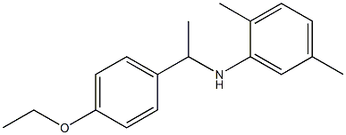 N-[1-(4-ethoxyphenyl)ethyl]-2,5-dimethylaniline Struktur