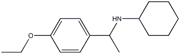 N-[1-(4-ethoxyphenyl)ethyl]cyclohexanamine Struktur