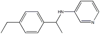 N-[1-(4-ethylphenyl)ethyl]pyridin-3-amine Struktur