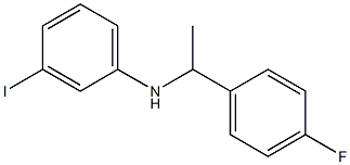 N-[1-(4-fluorophenyl)ethyl]-3-iodoaniline Struktur