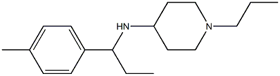 N-[1-(4-methylphenyl)propyl]-1-propylpiperidin-4-amine Struktur