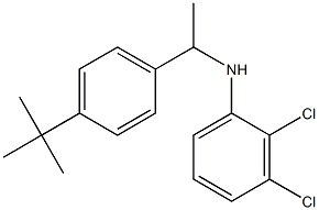 N-[1-(4-tert-butylphenyl)ethyl]-2,3-dichloroaniline Struktur