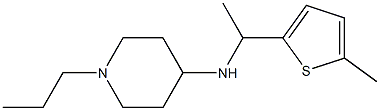 N-[1-(5-methylthiophen-2-yl)ethyl]-1-propylpiperidin-4-amine Struktur