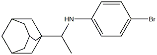 N-[1-(adamantan-1-yl)ethyl]-4-bromoaniline Struktur