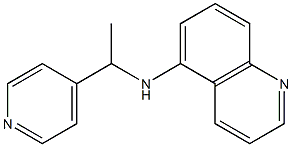 N-[1-(pyridin-4-yl)ethyl]quinolin-5-amine Struktur