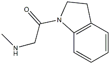 N-[2-(2,3-dihydro-1H-indol-1-yl)-2-oxoethyl]-N-methylamine Struktur