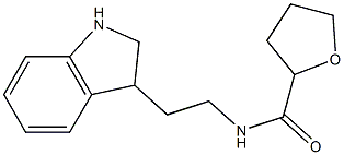 N-[2-(2,3-dihydro-1H-indol-3-yl)ethyl]tetrahydrofuran-2-carboxamide Struktur