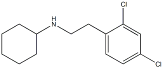 N-[2-(2,4-dichlorophenyl)ethyl]cyclohexanamine Struktur