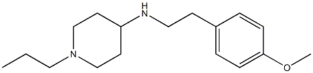 N-[2-(4-methoxyphenyl)ethyl]-1-propylpiperidin-4-amine Struktur