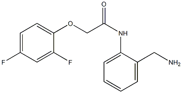 N-[2-(aminomethyl)phenyl]-2-(2,4-difluorophenoxy)acetamide Struktur