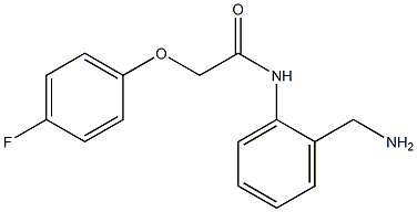 N-[2-(aminomethyl)phenyl]-2-(4-fluorophenoxy)acetamide Struktur