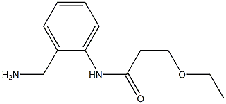 N-[2-(aminomethyl)phenyl]-3-ethoxypropanamide Struktur