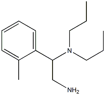 N-[2-amino-1-(2-methylphenyl)ethyl]-N,N-dipropylamine Struktur