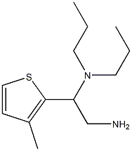 N-[2-amino-1-(3-methylthien-2-yl)ethyl]-N,N-dipropylamine Struktur