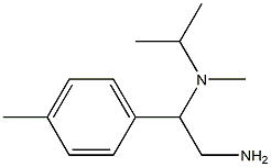 N-[2-amino-1-(4-methylphenyl)ethyl]-N-isopropyl-N-methylamine Struktur