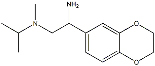 N-[2-amino-2-(2,3-dihydro-1,4-benzodioxin-6-yl)ethyl]-N-isopropyl-N-methylamine Struktur