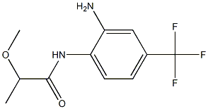 N-[2-amino-4-(trifluoromethyl)phenyl]-2-methoxypropanamide Struktur