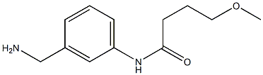 N-[3-(aminomethyl)phenyl]-4-methoxybutanamide Struktur