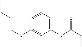 N-[3-(butylamino)phenyl]propanamide Struktur