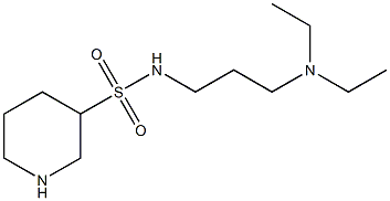 N-[3-(diethylamino)propyl]piperidine-3-sulfonamide Struktur