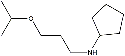 N-[3-(propan-2-yloxy)propyl]cyclopentanamine Struktur