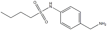 N-[4-(aminomethyl)phenyl]butane-1-sulfonamide Struktur