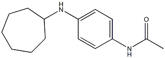 N-[4-(cycloheptylamino)phenyl]acetamide Struktur