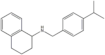 N-{[4-(propan-2-yl)phenyl]methyl}-1,2,3,4-tetrahydronaphthalen-1-amine Struktur