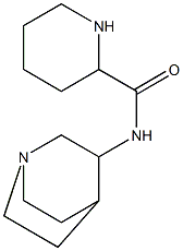 N-{1-azabicyclo[2.2.2]octan-3-yl}piperidine-2-carboxamide Struktur