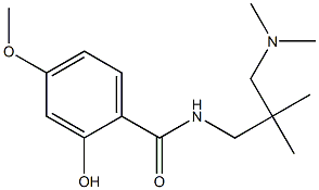 N-{2-[(dimethylamino)methyl]-2-methylpropyl}-2-hydroxy-4-methoxybenzamide Struktur