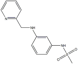 N-{3-[(pyridin-2-ylmethyl)amino]phenyl}methanesulfonamide Struktur