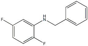 N-benzyl-2,5-difluoroaniline Struktur